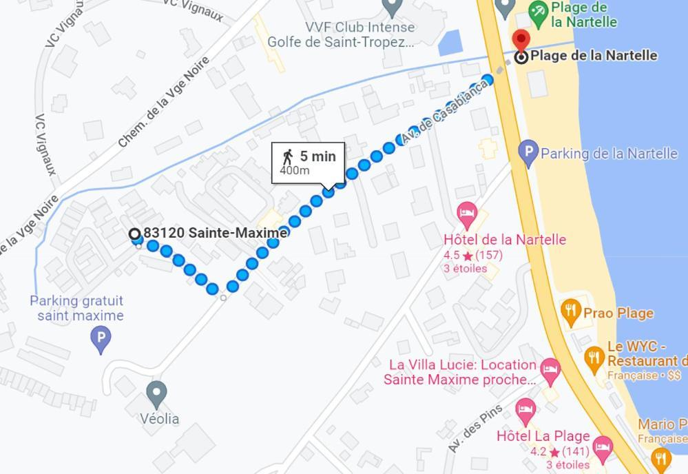 Le Soleil D'Or Leilighet Sainte-Maxime Eksteriør bilde
